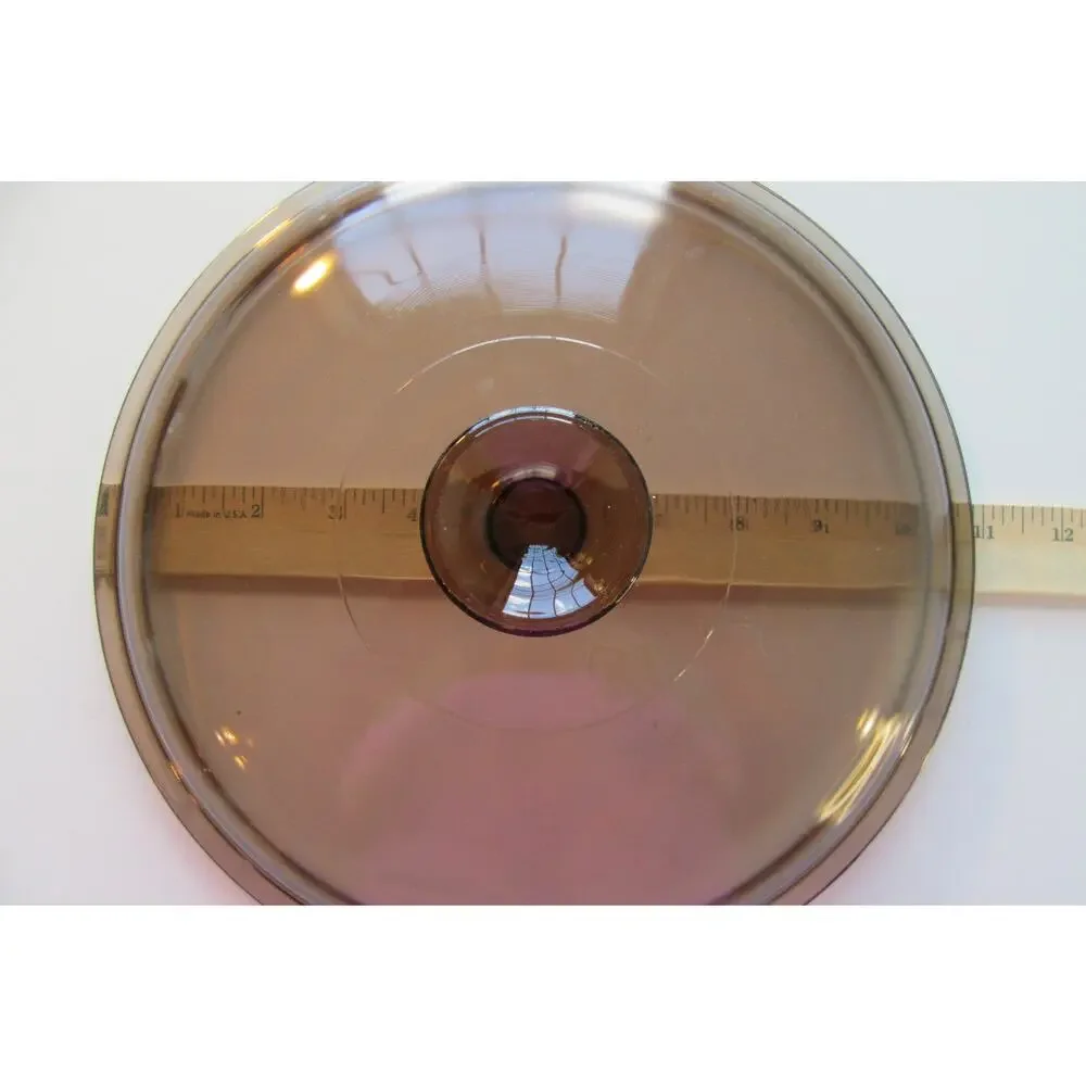 Pyrex Corning Visions Vision Amber Replacement Lid ONLY 4.5L Dutch Oven 10 3/4